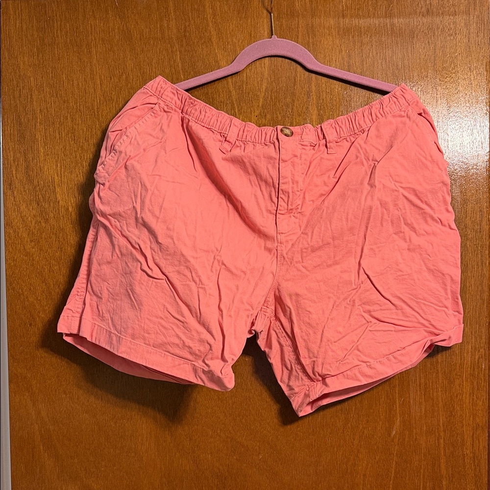 chubbies Coral Pink Athletic Shorts